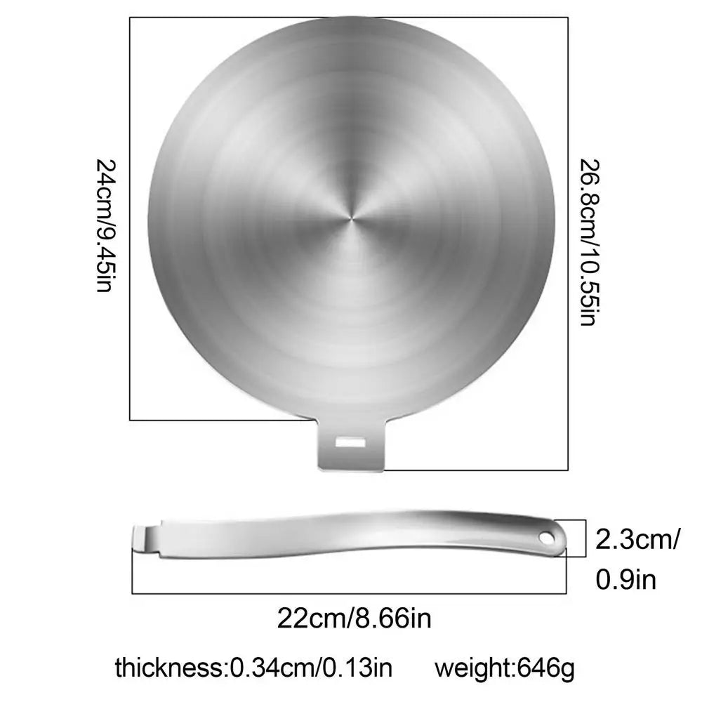 Stainless Steel Heats Conduction Plates Induction Cooker Diffuser Plate Electric Stove Protector Kitchen Cooking Accessories