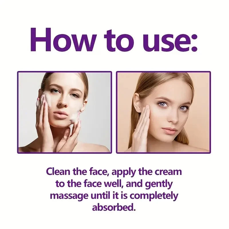 2-Minute Facial Lift Day & Night Cream with Retinol, Hyaluronic Acid & Collagen - Moisturizing Lotion Suitable for All Light Skin Tones, Fragrance-Free, Absorbs in 2 Minutes