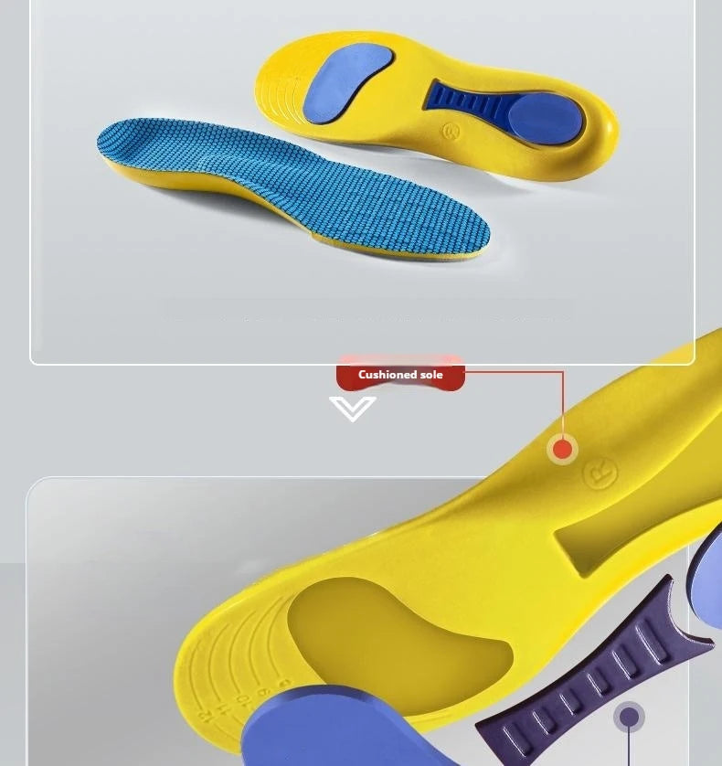 Arch Support sports Insole Men Women Orthopedic Insoles Foot Shock Absorption Anti-Slip Shoe Pads 2Pcs/4Pcs