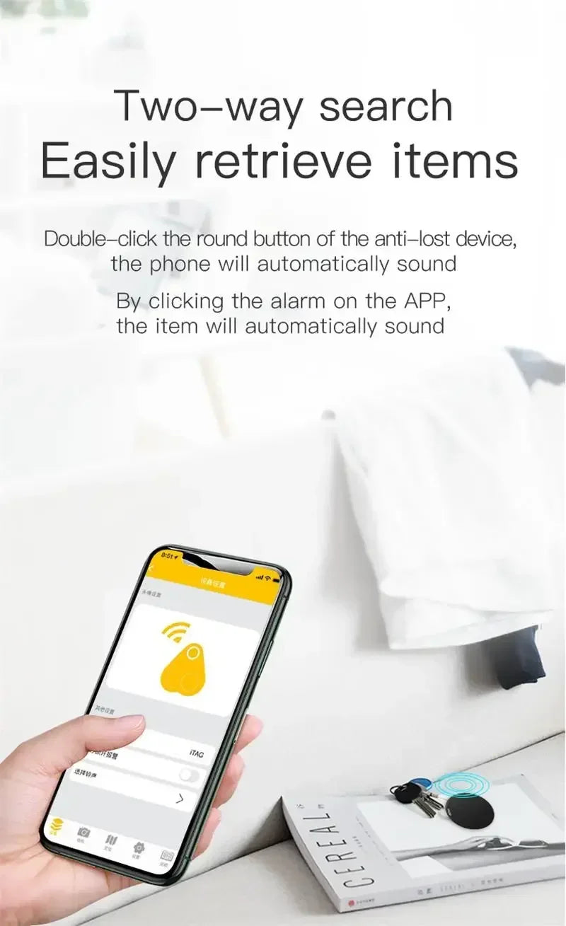 Xiaomi GPS Tracker Bluetooth 5.0 Anti-Lost GPS Mini Device Pet Elderly Kid Bag Wallet Car Tracking For IOS Android Smart Finder