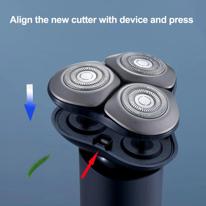 Original Shaver Blade for Xiaomi Mijia Electric Shaver S101, Waterproof Replacement Steel Razor Cutter Head