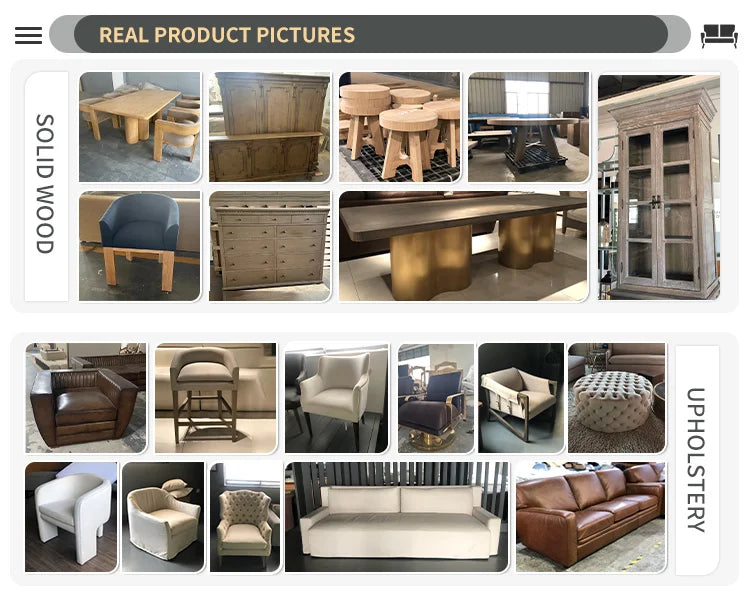Luxurious and Elegant Interior Furniture High-end Atmospheric Bedroom Furniture Wooden Nightstands