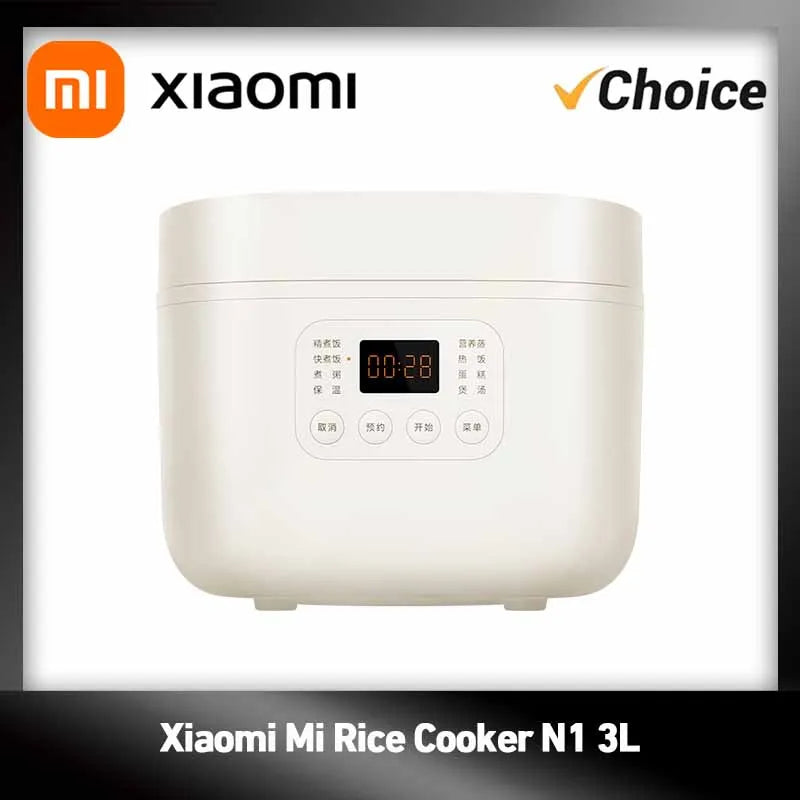 Xiaomi Mi Rice Cooker N1 3L Energy-saving Version 9 Stage Cooking Dual Engine Anti Overflow 6-Layer Composite Liner MFB13A0
