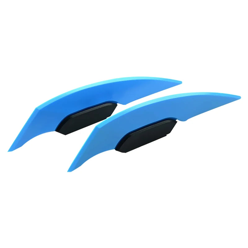 1 Pair Universal Motorcycle Decorative Winglet Aerodynamic Spoiler Dynamic Wing Car Exterior Styling Modified Accessories