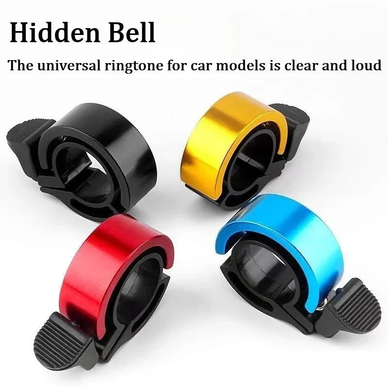 Universal Bicycle Bell Handlebar Horn Bell Invisible Small MTB Bicycle Clear Crisp and Loud Sound Beep Alarm Bicycle Accessories