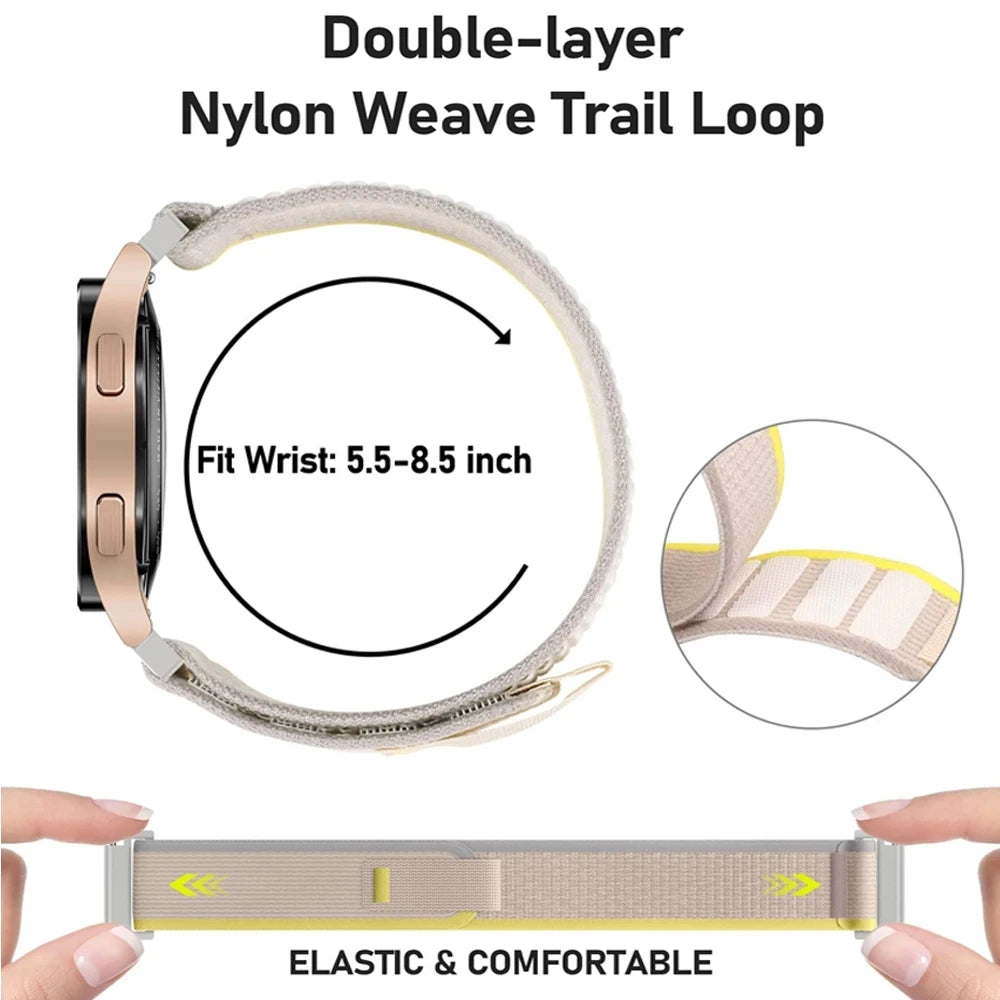 Nylon Strap For Xiaomi Watch 5/ 2 Pro/color 2/S1 Active S2 S3 S4 Sport Braided Bracelet For Xiaomi Watch 22mm Breathable Bands