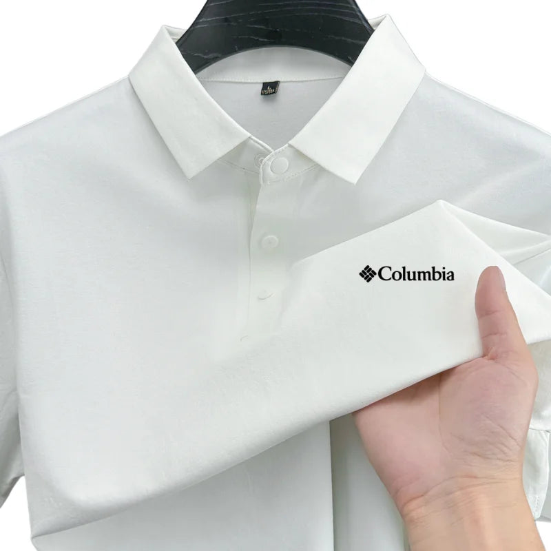 High end brand polo shirt classic letter embroidery men's short sleeved comfortable breathable and casual 2026 summer new Tshirt