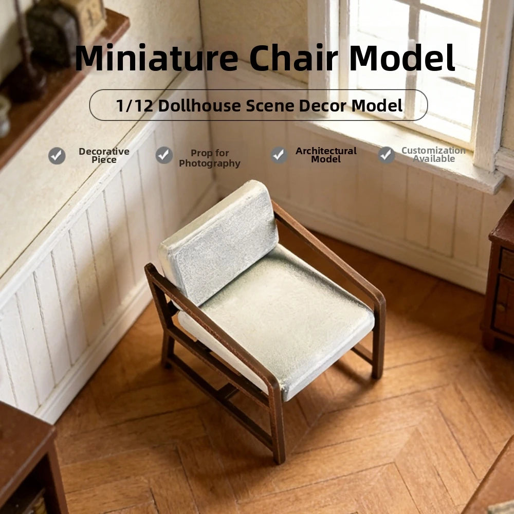 New 1:12 Dollhouse Simulation Sofa Mini Multistyles Living Room Furniture Pretend Play