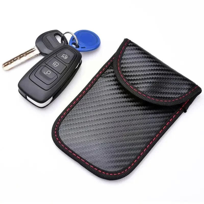 Faraday Cage Car Key Signal Blocker Pouch M7D8 - Secure Storage for Remote Controls