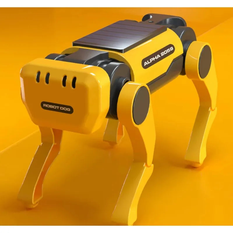 Robot Dog Science Experiment Kits Solar Powered Puppy for Kids DIY Educational Stem Toys  Children Christmas Gifts