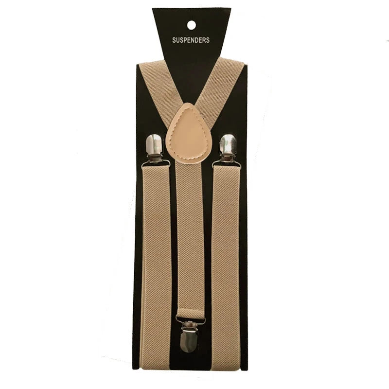 Suspenders For Men Pants Apparel Adult Suspender Man Shirt Dress Women Wedding Party Solid Colors Suit Skirt With Braces Straps
