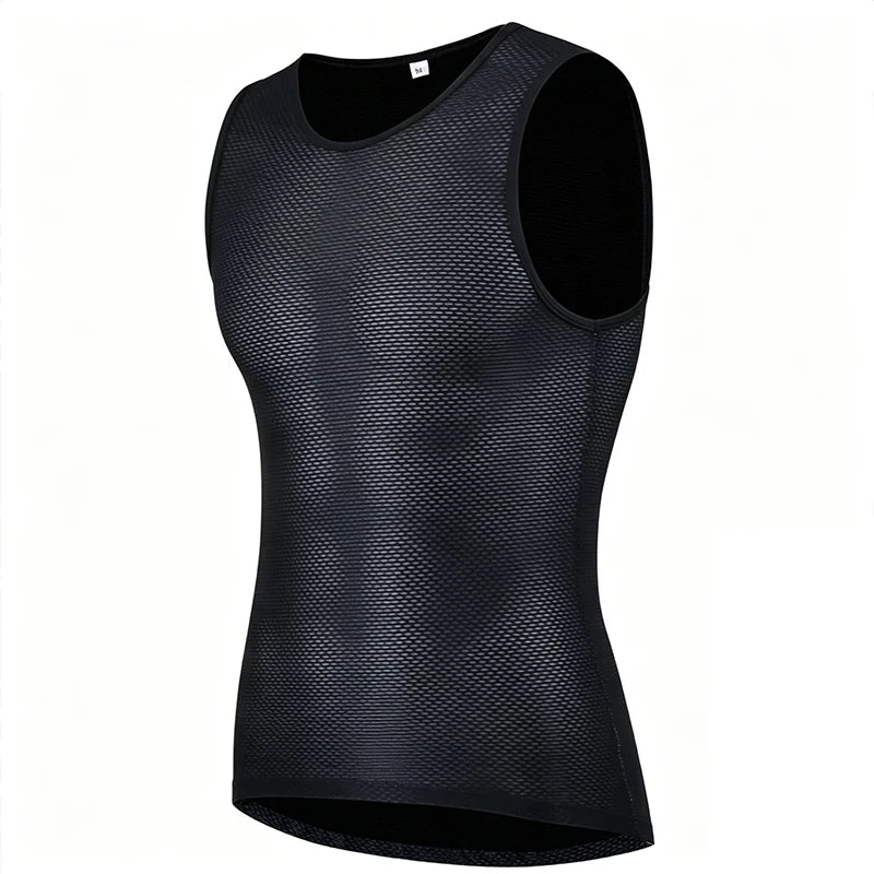 Cycling Underwear Men's Sleeveless Cycling Vest Cool Mesh Stretch Road Cycling Jersey camiseta mtb