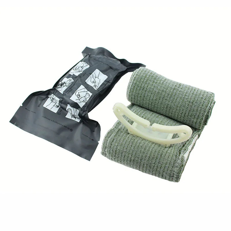 4inch/6inch Medical Trauma Kit Israeli Bandage Emergency First Aid for Outdoor Camping Hiking - Wound Care Security Protection