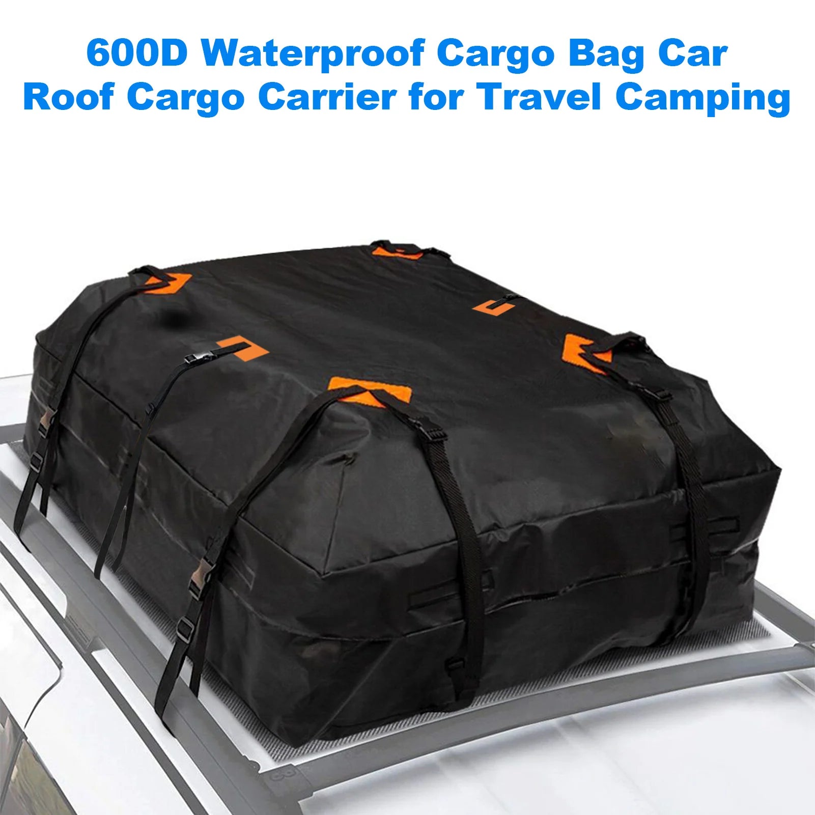 566L/425L Universal Car Roof Cargo Carrier 420D/600D Waterproof Cargo Bag Luggage Bag Storage Cube Bag For Travel Camping Car