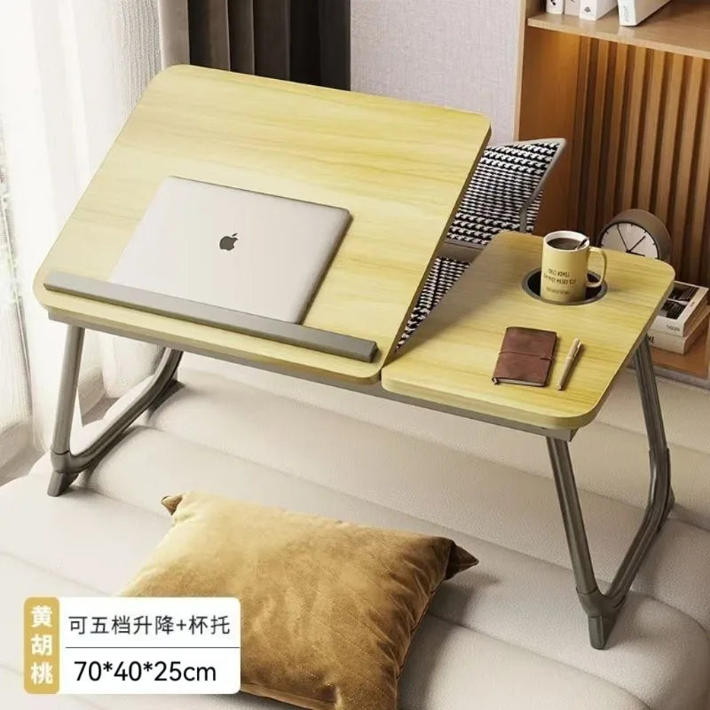 Bed foldable lifting computer desk small table notebook student dormitory lazy study table writing table desk