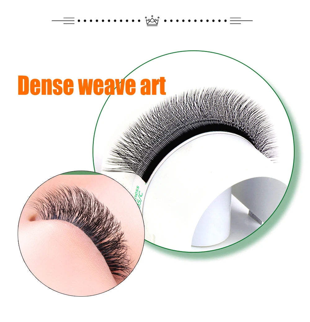 Cilios 3D W Lash Extension Supplies 4D W Y Shape Lash Clusters Premade Volume Fans Natural Mink Individual Bundles Curl C/D