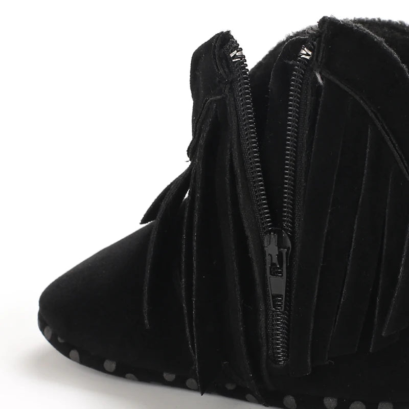 Newborn Baby Boots 0 12 Months Winter Denim First Walkers Boys Girls Warm Casual Western Style