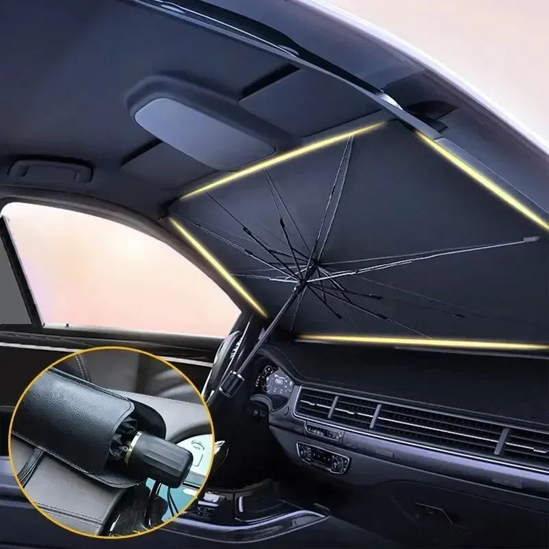 Multi Purpose Convenient Foldable Car Windshield Sunshades Interior Protechor Part Auto Parasol Umbrella Front Covers Amagi