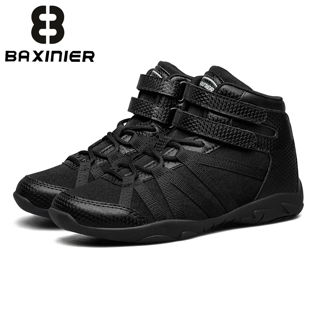 BAXINIER Girls High Top Cheerleading Shoes, Professional Lightweight Youth Cheer Competition Sneakers, Dance Training Footwear
