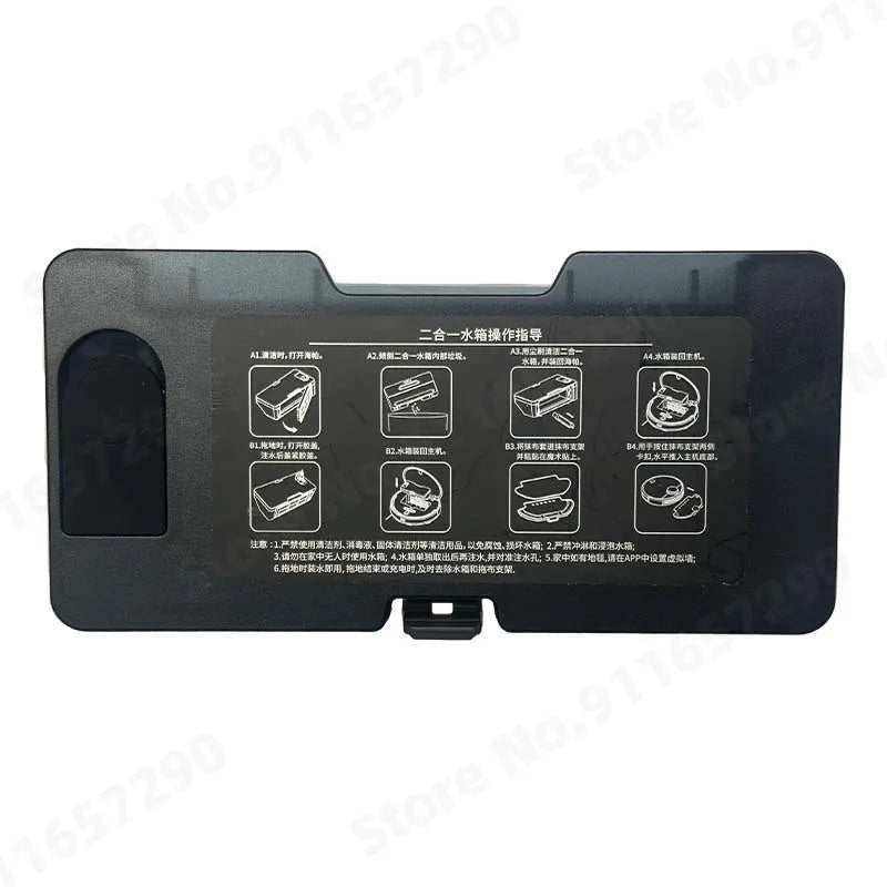2 in 1 Water Tank Dust Box Parts For Xiaomi Robot Vacuum Mop 2S MI MOP 3C VIOMI V2 V3 VACUUM S10 XMSTJQR2S B106CN Accessories