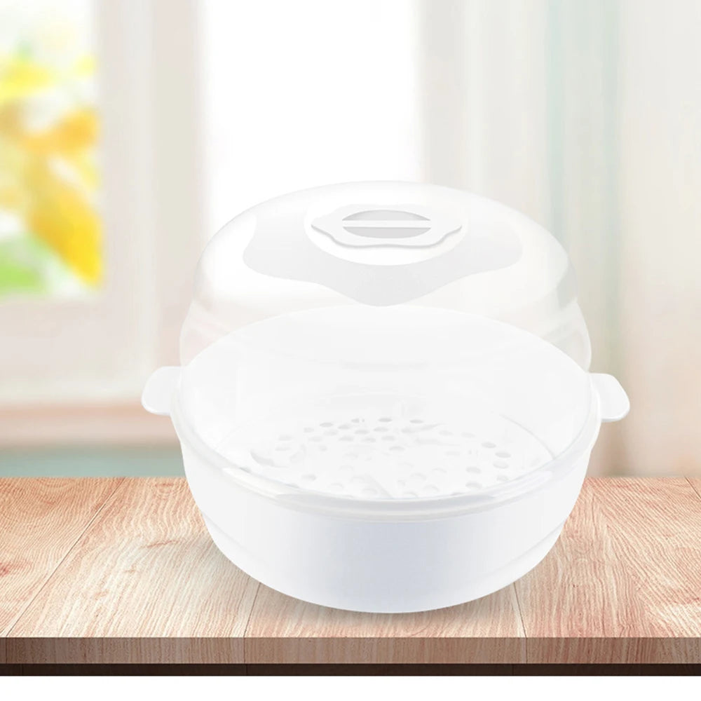 Microwave Bottle Sterilizer Steam Sterilizer Fits 6 Baby Bottles for Baby Bottles Pacifiers Cups Disinfect in 2-6 Minutes