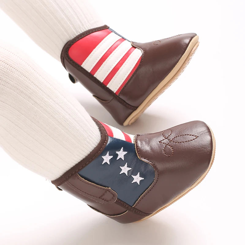Newborn Baby Boots 0 12 Months Winter Denim First Walkers Boys Girls Warm Casual Western Style