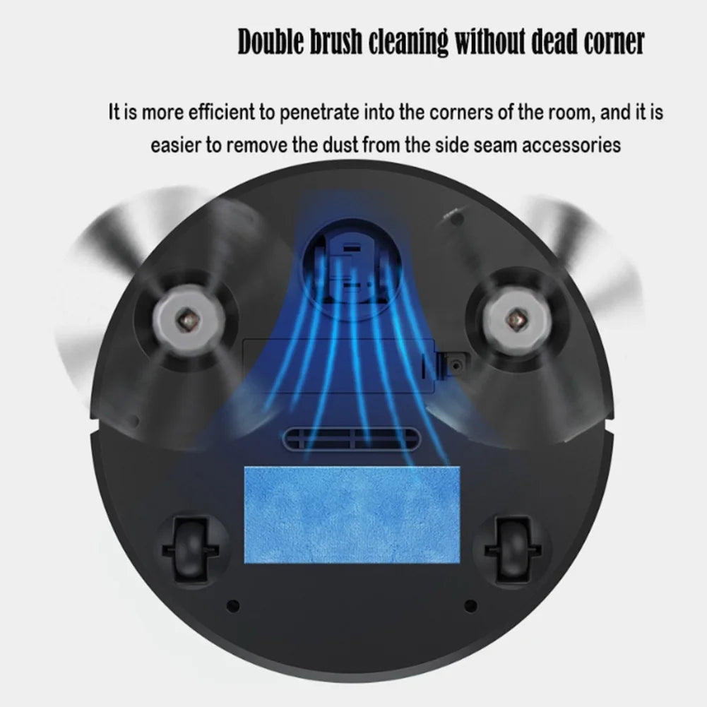 3-in-1 Smart Sweeping Robot Vacuum Cleaner Automatic Cleaning Sweeping Machine USB Rechargeable Mopping Cleaning Appliances New