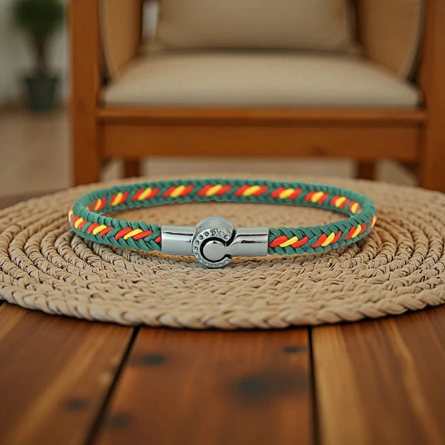 Unique Ethnic String Bracelet Unisex Handmade Braided Lucky Thread Distance Attract Couple Bangle Leisure Accessories Pulseria