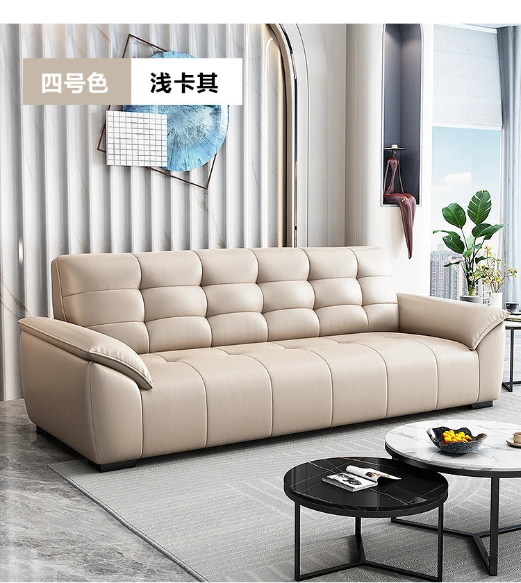 Office Sofa Simple Leisure Lounge Area Reception And Discussion Small Rental Room Three-person Coffee Table Combination