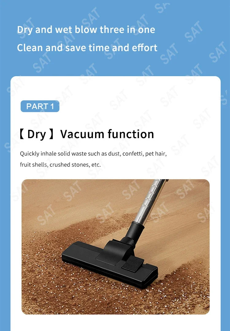 -car Home Cleaning Appliances Wet And Dry 3 In 1 Vacuum Cleaner