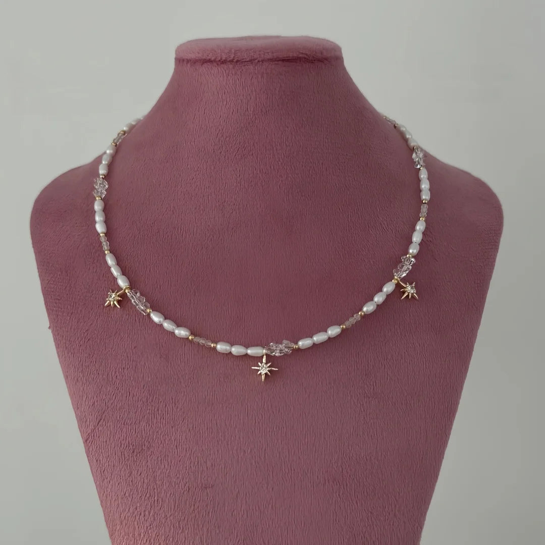 Minimalist Pearl Necklace for Women New Style Luxury Sensation Tassel Cold Tone Feng Shui Xiaomi Bead French Collar Chain