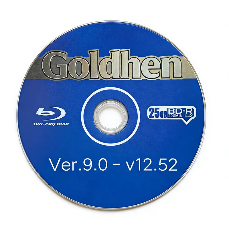 GoldHEN for PS4 Jailbreak Disc V9.0-12.52 Collector’s Edition CD 1-Click Boot Tool Supports FW 9.0–13.52 Homebrew Backup Loader