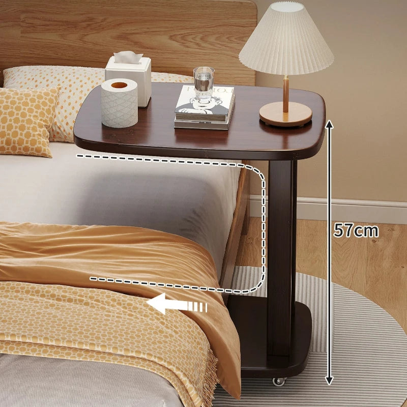 Office Desks Wooden Side Table Floor Side Tall Sofa Coffee Table Study Retro Table Basse Salon Furniture For Living Room