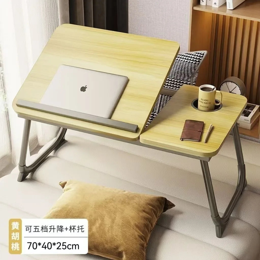 Bed foldable lifting computer desk small table notebook student dormitory lazy study table writing table desk
