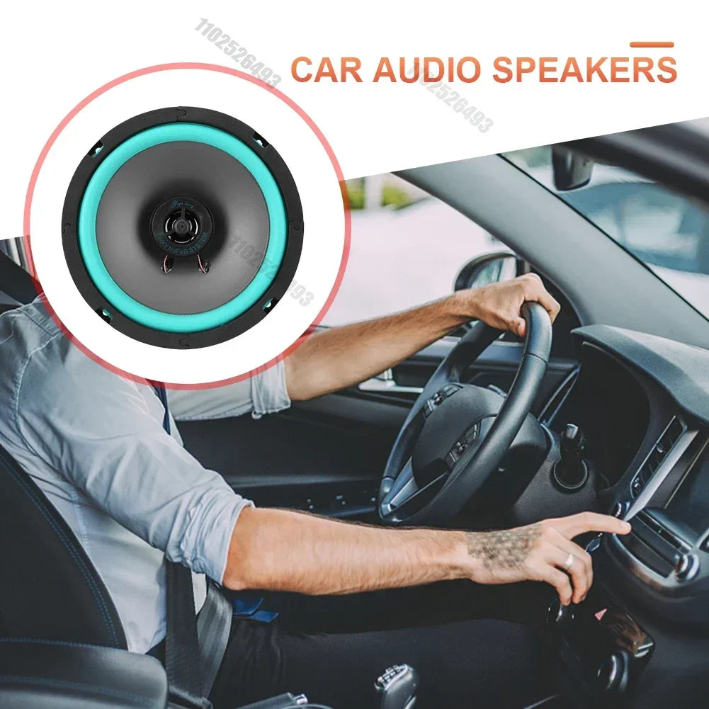 4/5/6.5 Inch Car Speakers HiFi Coaxial Subwoofer Universal Automotive Audio Music Full Range Frequency Car Stereo Speaker