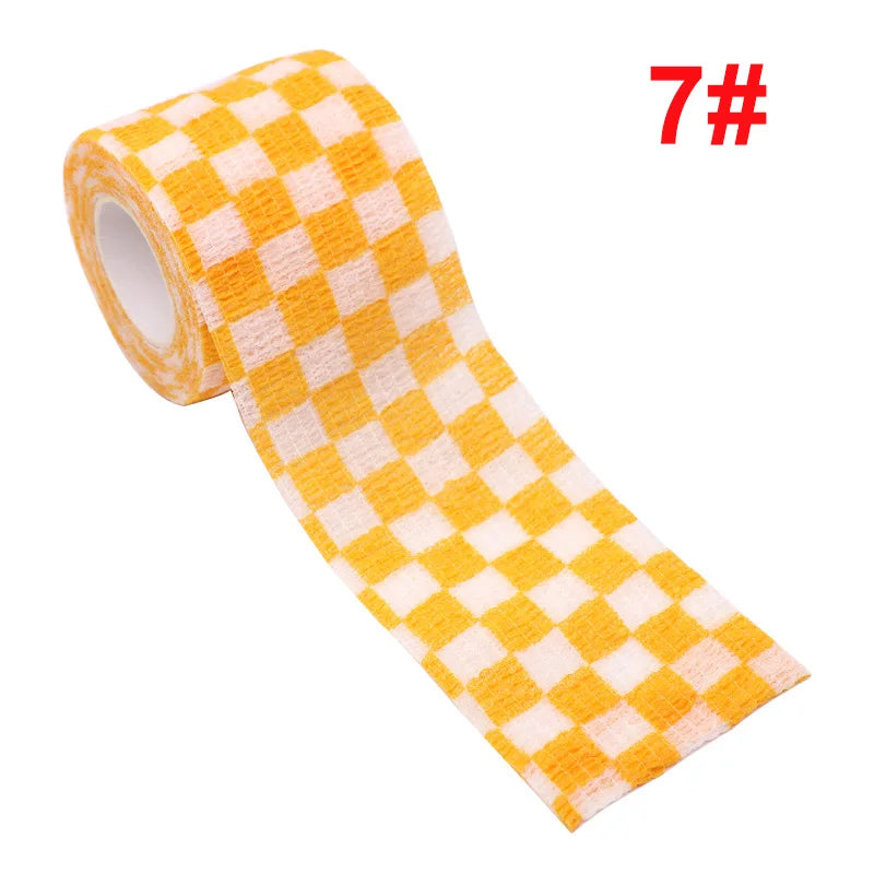 Animal Pattern Printed Self Adhesive Elastic Bandage 4.5m Sports Wrap Tape for Finger Joint Knee First Aid Kit Pet Tape