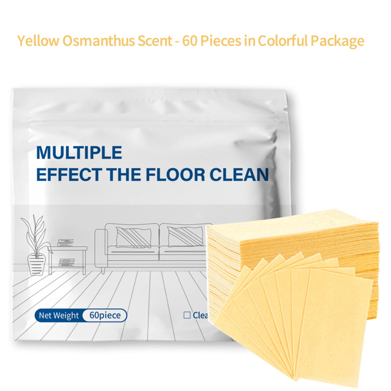 Floor Cleaner Cleaning Sheets Stain Removal Brightening and Fragrance-retaining Floor Cleaning Supplies