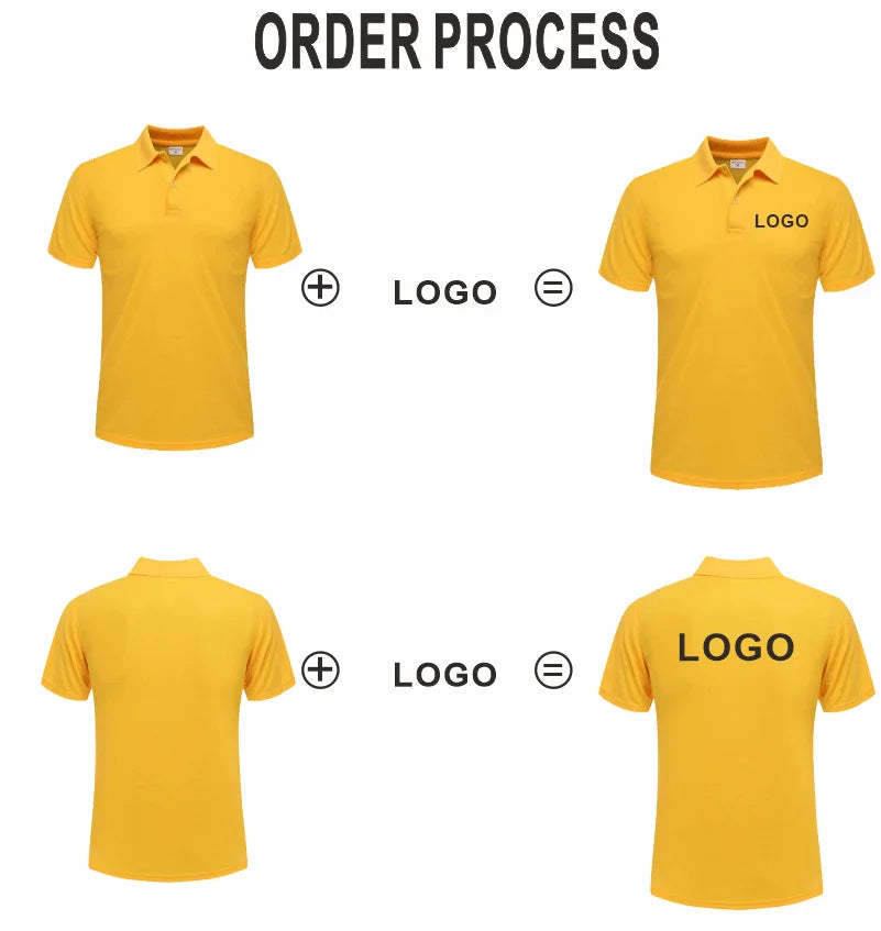 Customized Logo Breathable Polo Shirt Casual Company Group Clothing Lapel Short Sleeve Polo Shirts Work Clothes Print Embroidery
