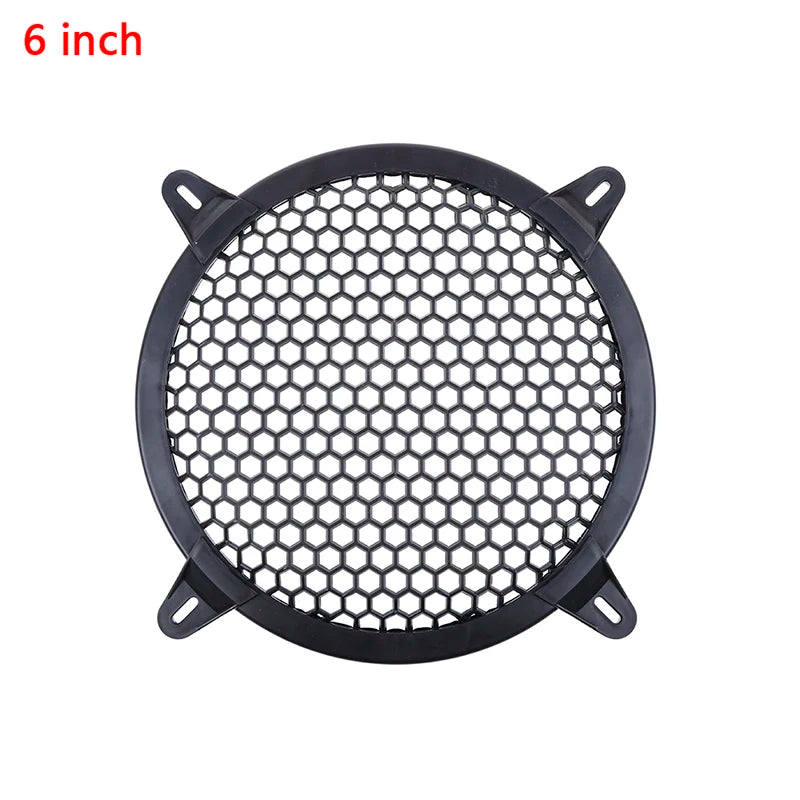 4''/6''/8''/10''/12'' Plastic Car Audio Speaker Sub Woofer Grille Guard Protector Cover Mesh Round Subwoofer