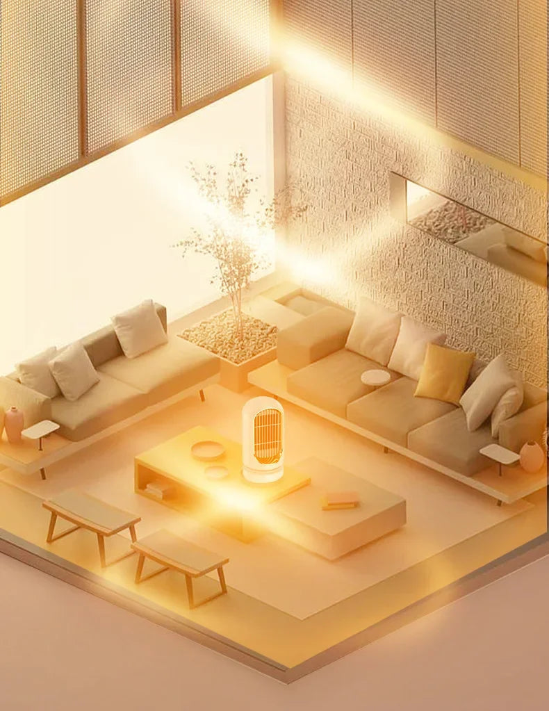 Small Household Heater Lasting Constant Temperature Quickly Add Safety and Energy Saving Power Off Protection Electric Heater