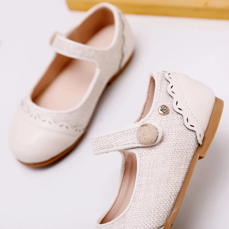 AS Kids Shoes Children Shoes Baby Boys Leather Loafers Toddler Slip On Princess Flats Girls Fashion Oxford Platform Mary Jane