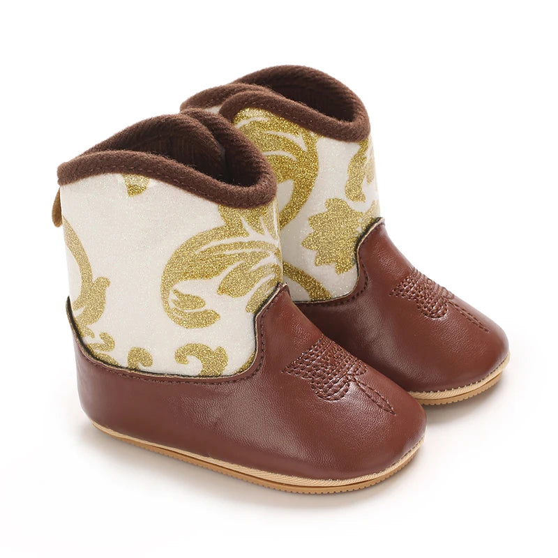 Newborn Baby Boots 0 12 Months Winter Denim First Walkers Boys Girls Warm Casual Western Style