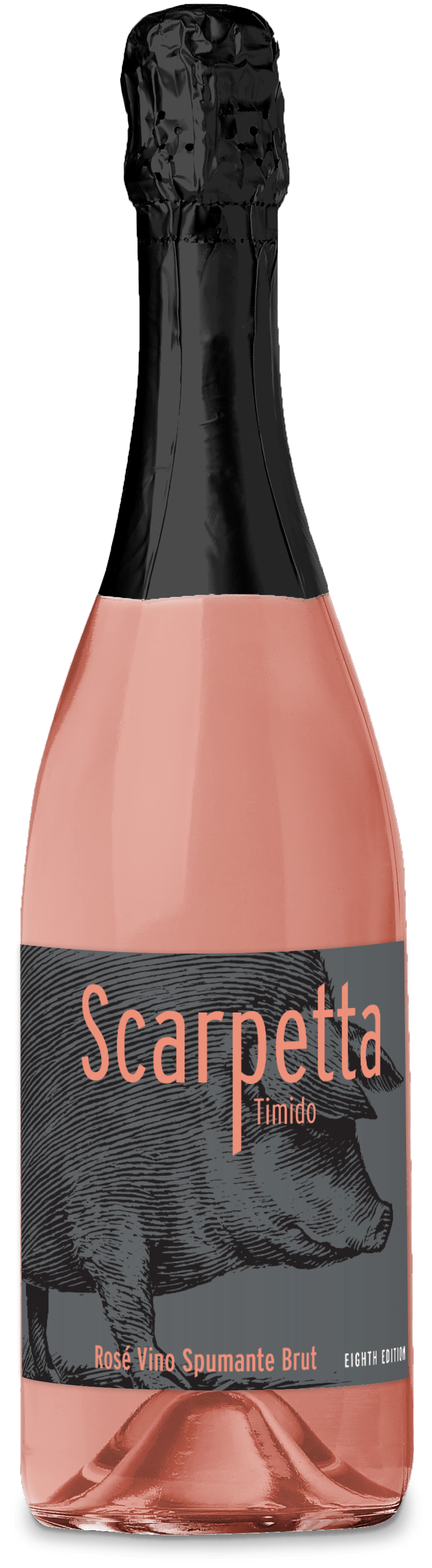 Scarpetta Timido Spumante Brut Rose, Italy (750ml)
