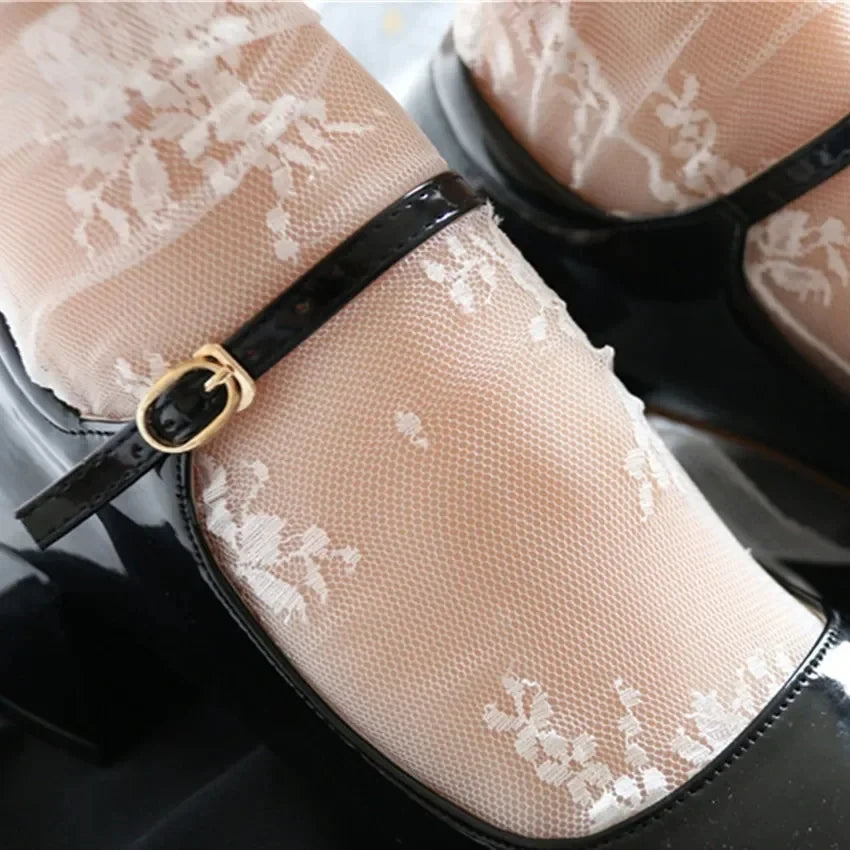 1/2 Pairs Thin Socks Women Summer Ultra Breathable Transparent Lace Socks Lolita Soft Sexy White Ins Mid Socks Fishnet Woman