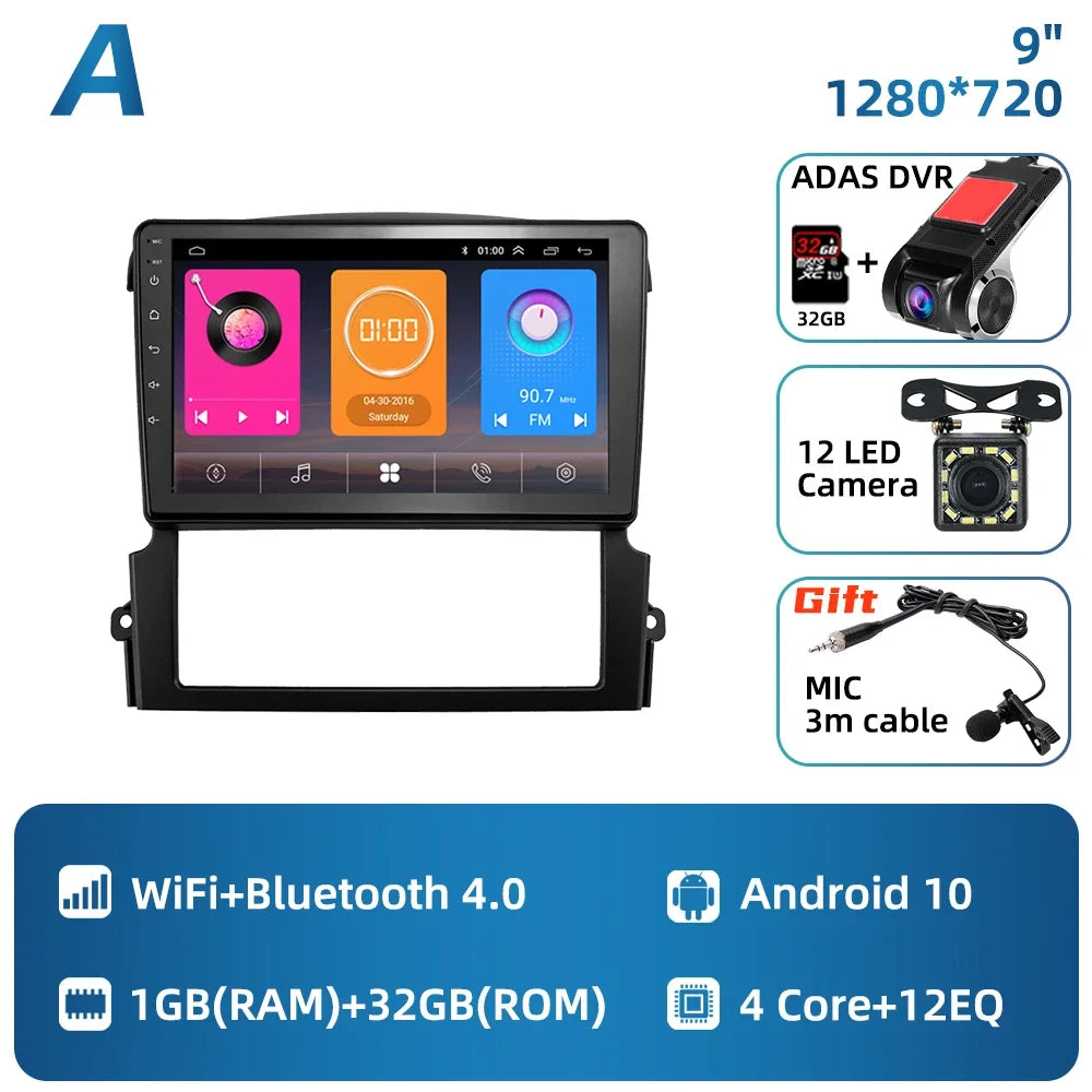 2 Din Android Car Radio Stereo for Kia Sorento BL 2002-2011 Car Multimedia Player GPS Navigation Head Unit Autoradio Audio Auto