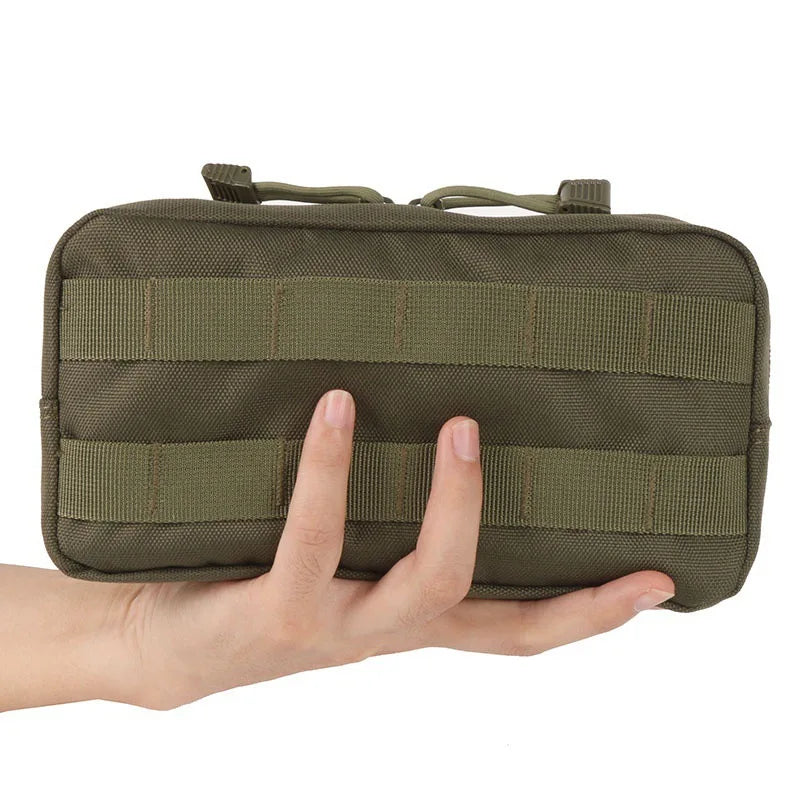 Tactical Molle EDC Tool Pouch Hunting Vest Dump Drop Pouches Outdoor Sports Fishing Camping Accessories Organizer EMT Waist Bag