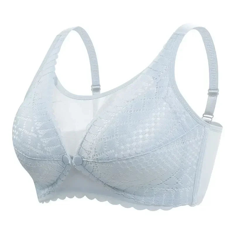 Front Button Maternity Nursing Bra Adjustable Gathered Underwear Comfortable Breastfeeding Bra for Feeding Pregnant Women Clothe
