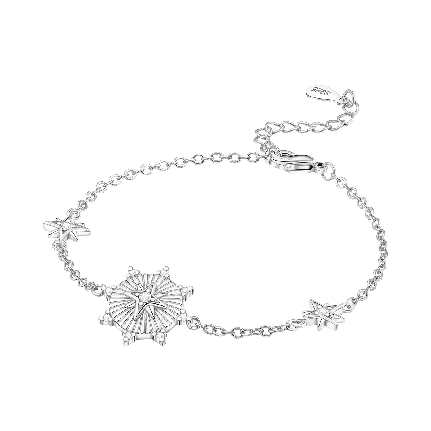 Original 925 Sterling Silver Zirconia Tennis Chain Bracelet for Women Adjustable Gold Color Hot Sale Ideal Birthday Party Gifts