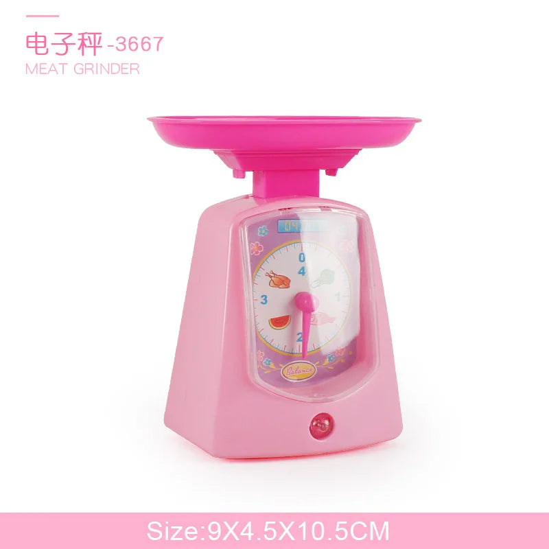 Kids Kitchen Play Simulation Home Appliances Toys Pretend Play Refrigerator Microwave Coffee Maker Kettle Hair Dryer for Childs