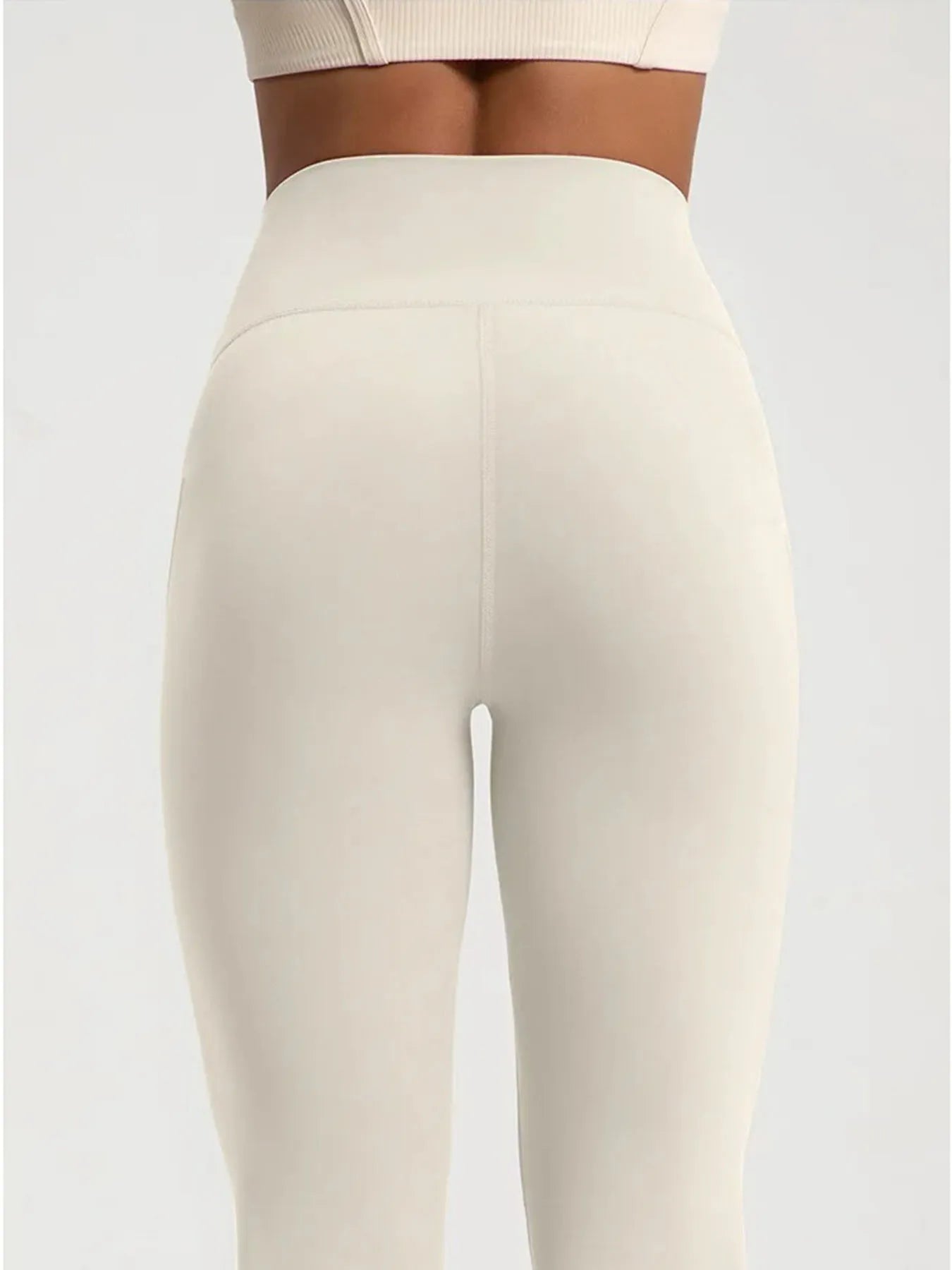 Naked High Waisted Waist Cinching Hip Lifting Fitness Exercise Elastic Bell Bottom Pants Women Casual Outdoor Running Yoga Pants